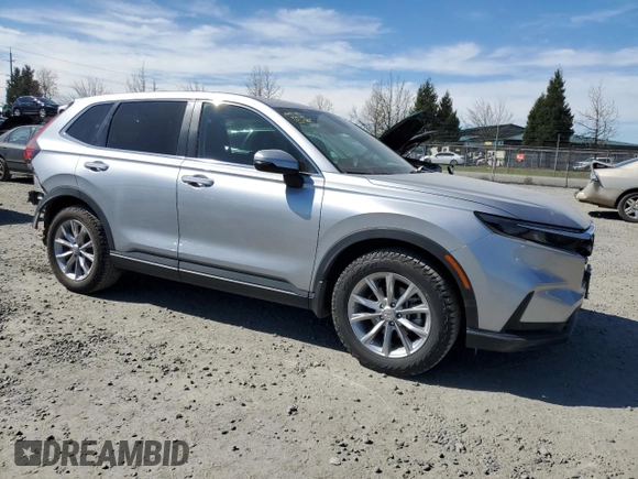 2023 Honda CR-V EX-L with VIN 5J6RS4H79PL007901, listed as a Copart auction lot 49999015 with 19,388 mi miles and Salvage Title. Bid and sale history available at carsss.com. Image 4.