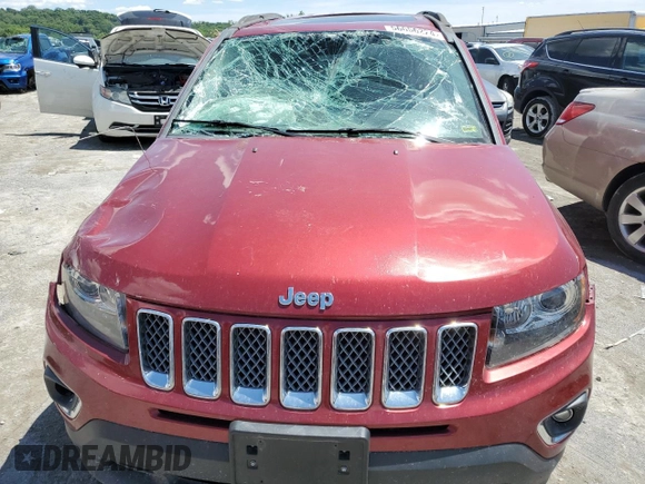 2015 Jeep Compass Limited with VIN 1C4NJDCB2FD383254, listed as a Copart auction lot 56656224 with 119,582 mi miles and Salvage Title. Bid and sale history available at carsss.com. Image 5.