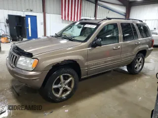 2002 Jeep Grand Cherokee Limited with VIN 1J4GW58NX2C248892, listed as a Copart auction lot 55574615 with 164,010 mi miles and Salvage title. Bid and sale history available at DreamBid. Image 1.