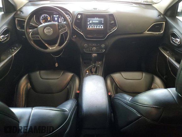 2019 Jeep Cherokee Latitude Plus with VIN 1C4PJLLB9KD247457, listed as a Copart auction lot 59538825 with 91,801 mi miles and Salvage title. Bid and sale history available at DreamBid. Image 8.