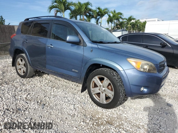 2007 Toyota RAV4 Sport with VIN JTMBD32V975078684, listed as a Copart auction lot 60661875 with 186,379 mi miles and Salvage title. Bid and sale history available at DreamBid. Image 4.