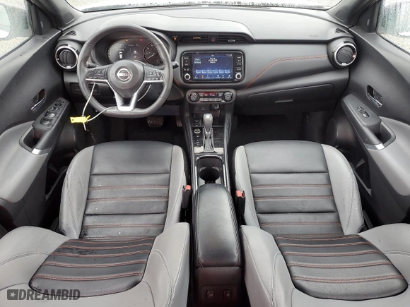 2022 Nissan Kicks SR with VIN 3N1CP5DV4NL502681, listed as a Copart auction lot 45233195 with 36,924 mi miles and Salvage Title. Bid and sale history available at carsss.com. Image 8.