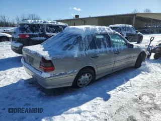1998 Mercedes-Benz C 230/260/280/320 with VIN WDBHA23G7WA615277, listed as a Copart auction lot 89333605 with 244,975 mi miles and Salvage Title. Bid and sale history available at carsss.com. Image 3.