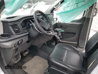 2023 Ford Transit with VIN 1FDAX2X84PKA86334, listed as a Copart auction lot 84940534 with 14,670 mi miles and Salvage Title. Bid and sale history available at DreamBid. Image 7.