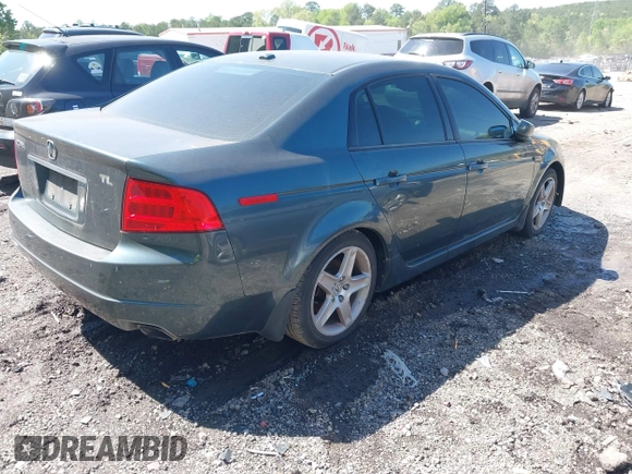 2004 Acura TL with VIN 19UUA66254A055751, listed as a IAAI auction lot 42000133 with 231,872 mi miles. Bid and sale history available at carsss.com. Image 4.