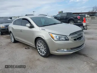 2014 Buick LaCrosse Premium II with VIN 1G4GF5G38EF253691, listed as a IAAI auction lot 41411307 with 141,863 mi miles and . Bid and sale history available at DreamBid. Image 1.