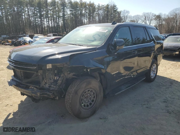2023 Chevrolet Tahoe LT with VIN 1GNSCNKD8PR298758, listed as a Copart auction lot 49413555 with 41,734 mi miles and Clean Title. Bid and sale history available at carsss.com. Image 1.