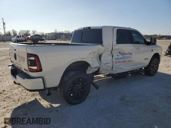 2024 Ram 2500 Laramie with VIN 3C6UR5NL0RG293017, listed as a Copart auction lot 85960304 with 7,347 mi miles and Salvage title. Bid and sale history available at DreamBid. Image 3.