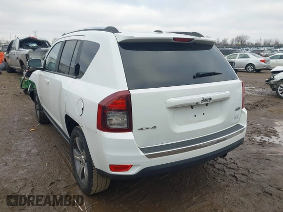 2017 Jeep Compass High Altitude with VIN 1C4NJDEB2HD110539, listed as a IAAI auction lot 41118827 with 94,663 mi miles and . Bid and sale history available at carsss.com. Image 3.
