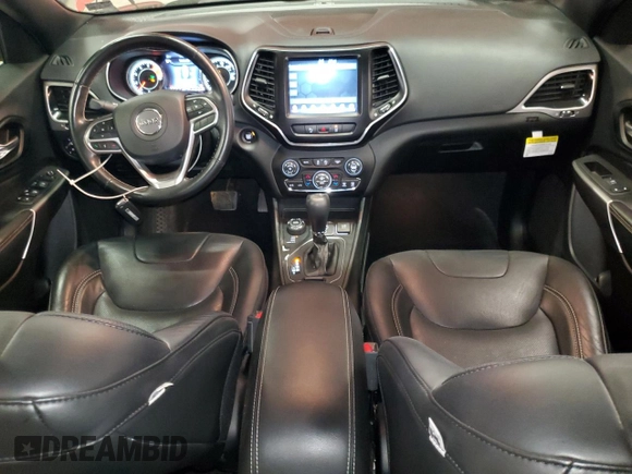 2021 Jeep Cherokee 80th Anniversary with VIN 1C4PJMMN4MD142410, listed as a Copart auction lot 62061165 with 81,453 mi miles and Salvage title. Bid and sale history available at DreamBid. Image 8.