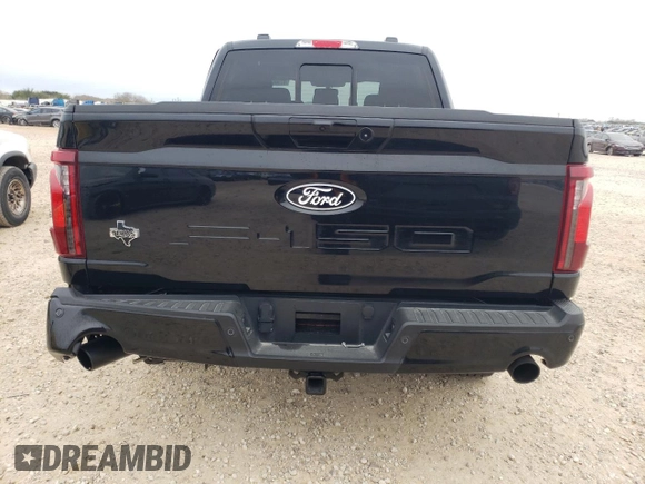 2024 Ford F-150 XLT with VIN 1FTFW3L55RFC15188, listed as a Copart auction lot 87908555 with 0 mi miles and Clean Title. Bid and sale history available at carsss.com. Image 6.