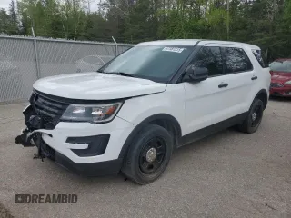 2019 Ford Police Interceptor Utility z VIN 1FM5K8AR6KGA94256, wystawiony jako Copart lot #57381515 z przebiegiem 221 457 mil mil oraz Szkoda całkowita • Salvage title. Historia ofert i sprzedaży dostępna na DreamBid. Obrazek 1.