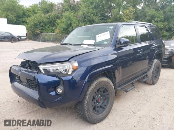 2023 Toyota 4Runner SR5 with VIN JTEEU5JR2P5297771, listed as a IAAI auction lot 42640698 with 49,151 mi miles and . Bid and sale history available at DreamBid. Image 17.