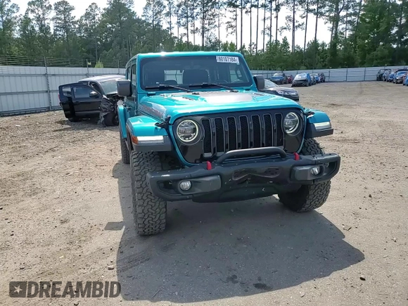 2020 Jeep Wrangler Unlimited Recon with VIN 1C4HJXFN1LW265670, listed as a Copart auction lot 60107184 with 39,054 mi miles and Clean title. Bid and sale history available at DreamBid. Image 12.
