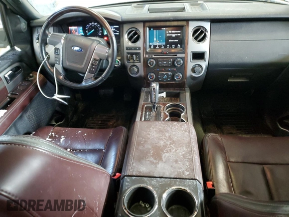 2016 Ford Expedition Platinum with VIN 1FMJU1MT5GEF47373, listed as a Copart auction lot 44409845 with 188,044 mi miles and Salvage title. Bid and sale history available at DreamBid. Image 8.