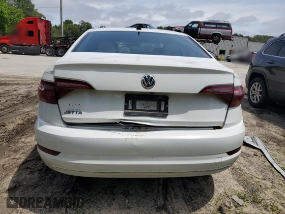 2020 Volkswagen Jetta S with VIN 3VWC57BU6LM104546, listed as a Copart auction lot 58705715 with 76,696 mi miles and Salvage title. Bid and sale history available at DreamBid. Image 6.