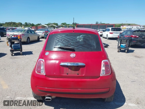 2012 FIAT 500 Pop with VIN 3C3CFFAR4CT310952, listed as a IAAI auction lot 41848520 with 93,518 mi miles. Bid and sale history available at carsss.com. Image 15.