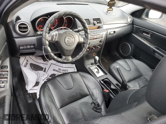 2007 Mazda 3 s Sport with VIN JM1BK323671684780, listed as a Copart auction lot 86375394 with 265,775 mi miles and Salvage Title. Bid and sale history available at carsss.com. Image 8.