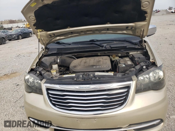 2012 Chrysler Town & Country Limited with VIN 2C4RC1GG3CR119520, listed as a Copart auction lot 49144305 with 161,026 mi miles and Salvage Title. Bid and sale history available at carsss.com. Image 12.
