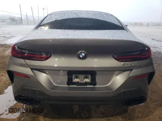 2023 BMW 8 Series 840i with VIN WBAGV2C06PCM19659, listed as a Copart auction lot 44528285 with 0 mi miles and Salvage Title. Bid and sale history available at carsss.com. Image 6.