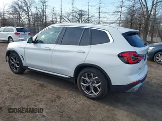 2022 BMW X3 xDrive30i with VIN 5UX53DP03N9M00629, listed as a IAAI auction lot 41890559 with 9,300 mi miles and . Bid and sale history available at DreamBid. Image 3.