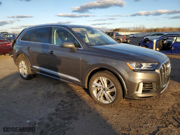 2021 Audi Q7 Premium with VIN WA1AXAF72MD030779, listed as a Copart auction lot 80773073 with 0 mi miles. Bid and sale history available at carsss.com. Image 4.