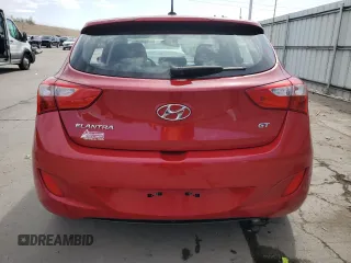 2014 Hyundai Elantra GT with VIN KMHD35LH4EU198214, listed as a Copart auction lot 52569645 with 105,696 mi miles and Salvage Title. Bid and sale history available at carsss.com. Image 6.