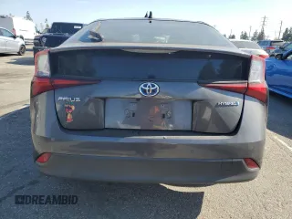 2020 Toyota Prius L Eco z VIN JTDKARFU0L3124101, wystawiony jako Copart lot #54017505 z przebiegiem 94 072 mil mil oraz Szkoda całkowita • Salvage title. Historia ofert i sprzedaży dostępna na DreamBid. Obrazek 6.