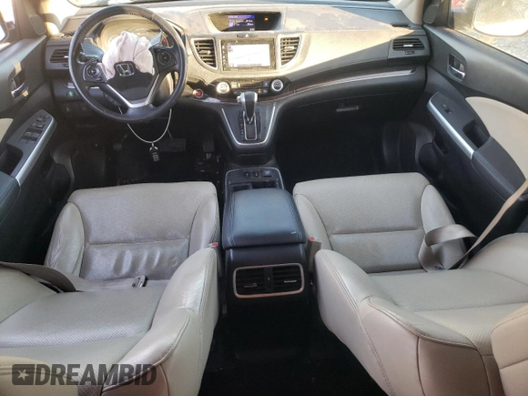 2015 Honda CR-V EX-L with VIN 5J6RM4H78FL021216, listed as a Copart auction lot 81022814 with 296,030 mi miles and Salvage Title. Bid and sale history available at carsss.com. Image 8.