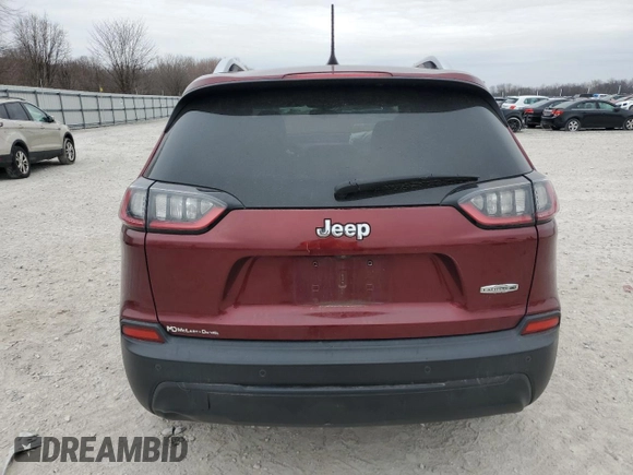 2020 Jeep Cherokee Latitude Plus with VIN 1C4PJLLB6LD586095, listed as a Copart auction lot 43996165 with 106,381 mi miles and Salvage Title. Bid and sale history available at carsss.com. Image 6.