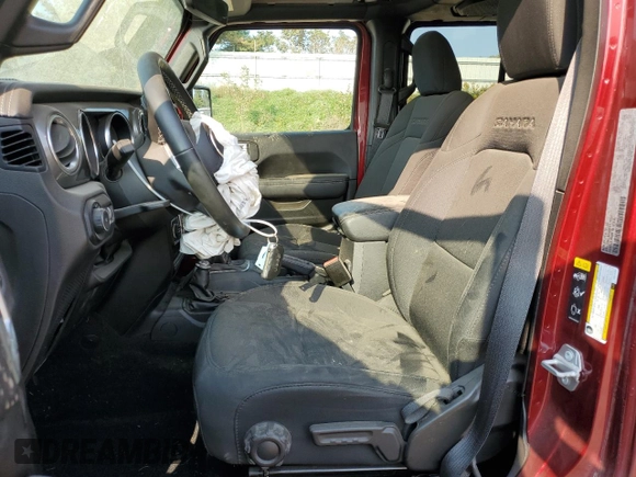 2022 Jeep Wrangler Unlimited Sahara Altitude with VIN 1C4HJXEG6NW117231, listed as a Copart auction lot 71226934 with 36,897 mi miles and Clean title. Bid and sale history available at DreamBid. Image 7.