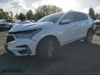 2020 Acura RDX w/Advance Pkg with VIN 5J8TC2H74LL008480, listed as a Copart auction lot 75440754 with 35,907 mi miles and Salvage Title. Bid and sale history available at carsss.com. Image 1.