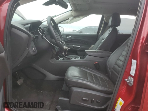 2017 Ford Escape Titanium with VIN 1FMCU9J93HUD96038, listed as a Copart auction lot 52188185 with 65,441 mi miles and Salvage Title. Bid and sale history available at carsss.com. Image 7.