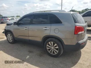 2011 Kia Sorento LX with VIN 5XYKT4A27BG048986, listed as a Copart auction lot 54908385 with 158,698 mi miles and Salvage Title. Bid and sale history available at DreamBid. Image 2.