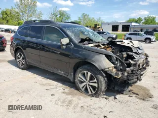2018 Subaru Outback Limited with VIN 4S4BSANC2J3322260, listed as a Copart auction lot 55804675 with Not provided miles and Salvage title. Bid and sale history available at DreamBid. Image 4.