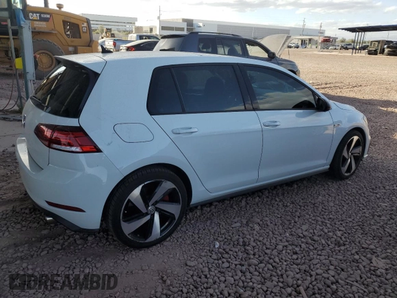 2020 Volkswagen Golf GTI S with VIN 3VW6T7AU0LM005855, listed as a Copart auction lot 48200325 with 63,553 mi miles and Salvage Title. Bid and sale history available at carsss.com. Image 3.