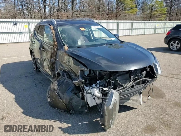 2019 Nissan Rogue SV with VIN JN8AT2MV1KW381701, listed as a Copart auction lot 49676375 with 104,157 mi miles and Salvage Title. Bid and sale history available at carsss.com. Image 12.
