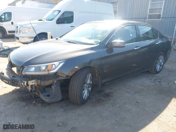 2015 Honda Accord Sedan EX-L with VIN 1HGCR2F85FA005503, listed as a IAAI auction lot 41792284 with 144,404 mi miles. Bid and sale history available at carsss.com. Image 2.