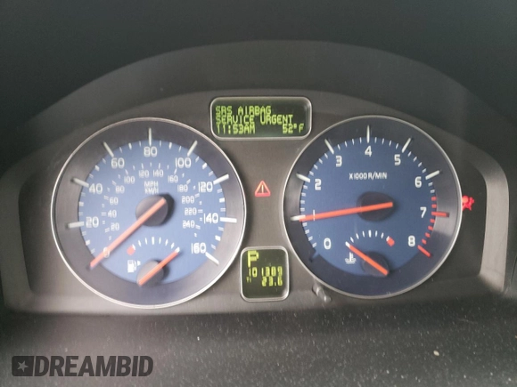 2010 Volvo S40 R-Design with VIN YV1672MH2A2511808, listed as a Copart auction lot 47414725 with 101,389 mi miles and Salvage Title. Bid and sale history available at carsss.com. Image 9.