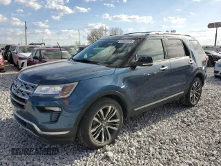 2019 Ford Explorer Platinum z VIN 1FM5K8HT1KGA66706, wystawiony jako Copart lot #57698304 z przebiegiem 46 086 mil mil oraz Szkoda całkowita • Salvage title. Historia ofert i sprzedaży dostępna na DreamBid. Obrazek 1.