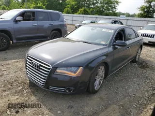 2014 Audi A8 3.0L TDI with VIN WAURMAFD8EN000797, listed as a Copart auction lot 61024275 with 188,223 mi miles and Clean title. Bid and sale history available at DreamBid. Image 1.