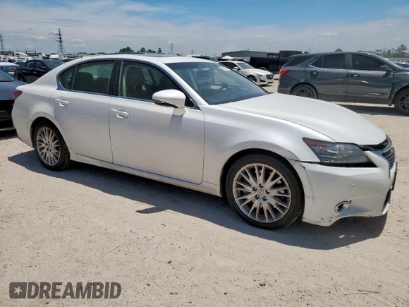 2013 Lexus GS 350 with VIN JTHBE1BL7D5015058, listed as a Copart auction lot 66195415 with 87,377 mi miles and Salvage title. Bid and sale history available at DreamBid. Image 4.