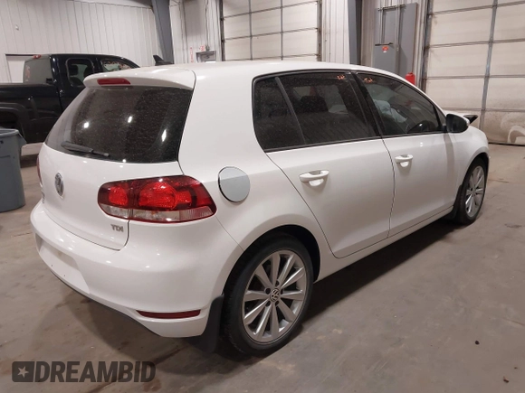 2012 Volkswagen Golf TDI z VIN WVWDM7AJ9CW296921, wystawiony jako IAAI lot #42070028 z przebiegiem 113 511 mil mil oraz . Historia ofert i sprzedaży dostępna na DreamBid. Obrazek 4.