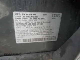 2018 Audi SQ5 Premium Plus z VIN WA1A4AFY6J2106237, wystawiony jako Copart lot #55771355 z przebiegiem 119 584 mil mil oraz Tytuł czysty. Historia ofert i sprzedaży dostępna na DreamBid. Obrazek 13.