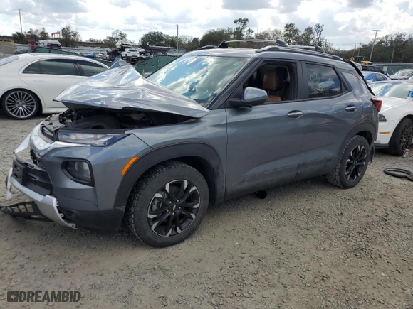 2021 Chevrolet TrailBlazer LT with VIN KL79MPS24MB152714, listed as a Copart auction lot 44832865 with 121,966 mi miles and Non Repairable. Bid and sale history available at carsss.com. Image 1.