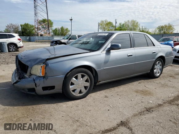 2001 Cadillac DeVille z VIN 1G6KD54Y41U273417, wystawiony jako Copart lot #55604295 z przebiegiem Nie podano mil oraz Szkoda całkowita • Salvage title. Historia ofert i sprzedaży dostępna na DreamBid. Obrazek 1.