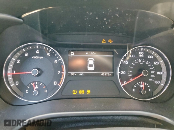 2023 Kia Forte LXS with VIN 3KPF24AD4PE627413, listed as a Copart auction lot 53784485 with 45,975 mi miles and Salvage Title. Bid and sale history available at carsss.com. Image 9.