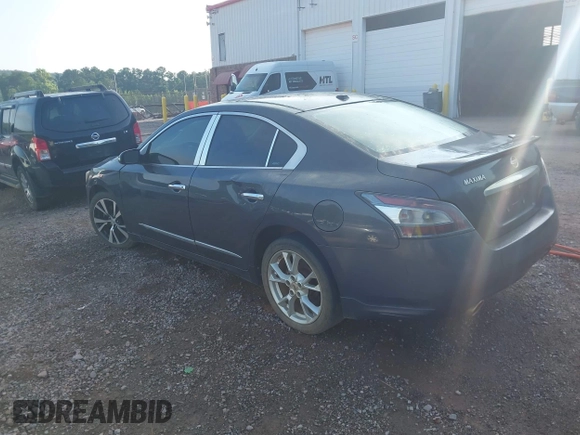2012 Nissan Maxima SV with VIN 1N4AA5AP4CC853830, listed as a IAAI auction lot 42602846 with 177,558 mi miles and . Bid and sale history available at DreamBid. Image 3.