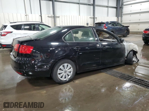 2012 Volkswagen Jetta S with VIN 3VW2K7AJ1CM307632, listed as a Copart auction lot 59764895 with Not provided miles and Non repairable. Bid and sale history available at DreamBid. Image 3.