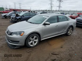 2013 Volkswagen Passat SE with VIN 1VWBN7A37DC105440, listed as a Copart auction lot 78672454 with 133,222 mi miles and Salvage title. Bid and sale history available at DreamBid. Image 1.